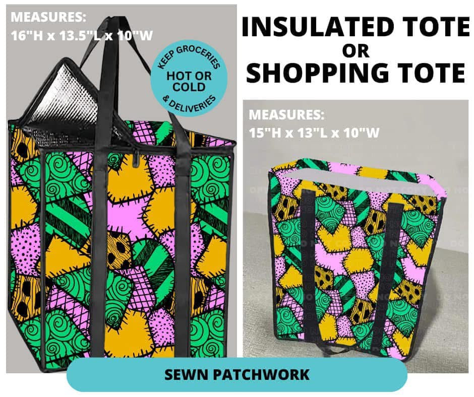 Zip Close Insulated Totes PreOrder- PP261