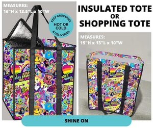 Zip Close Insulated Totes PreOrder- PP261