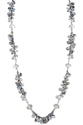 Fashion Charm Crystal Necklace, Grey