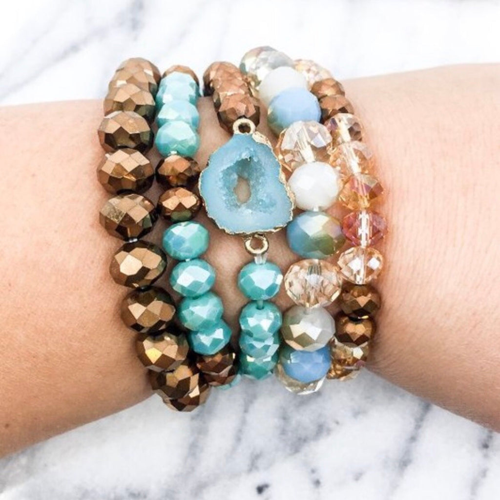 Blissful Turquoise Stack Bracelet