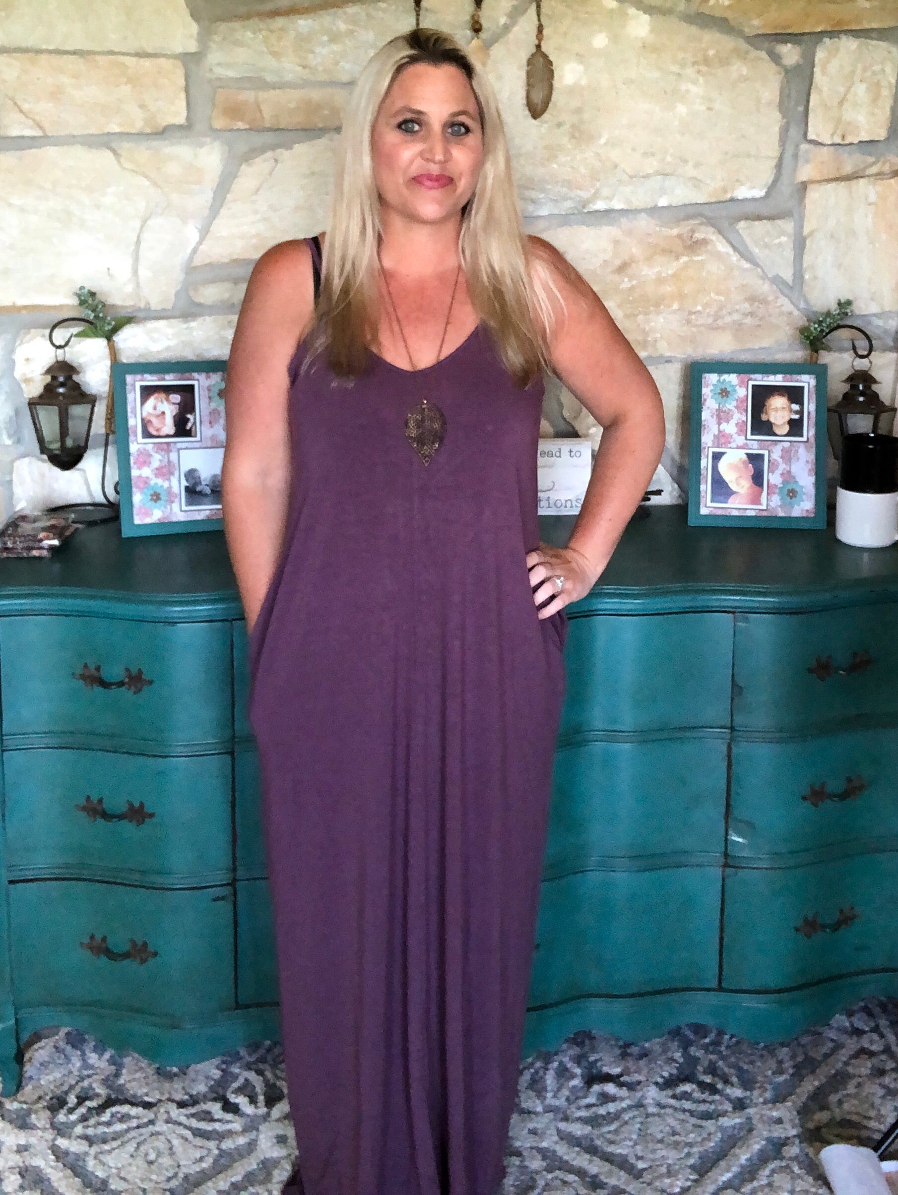 Eggplant Maxi Dress