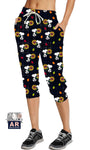 Fall Sunflower Capri Joggers