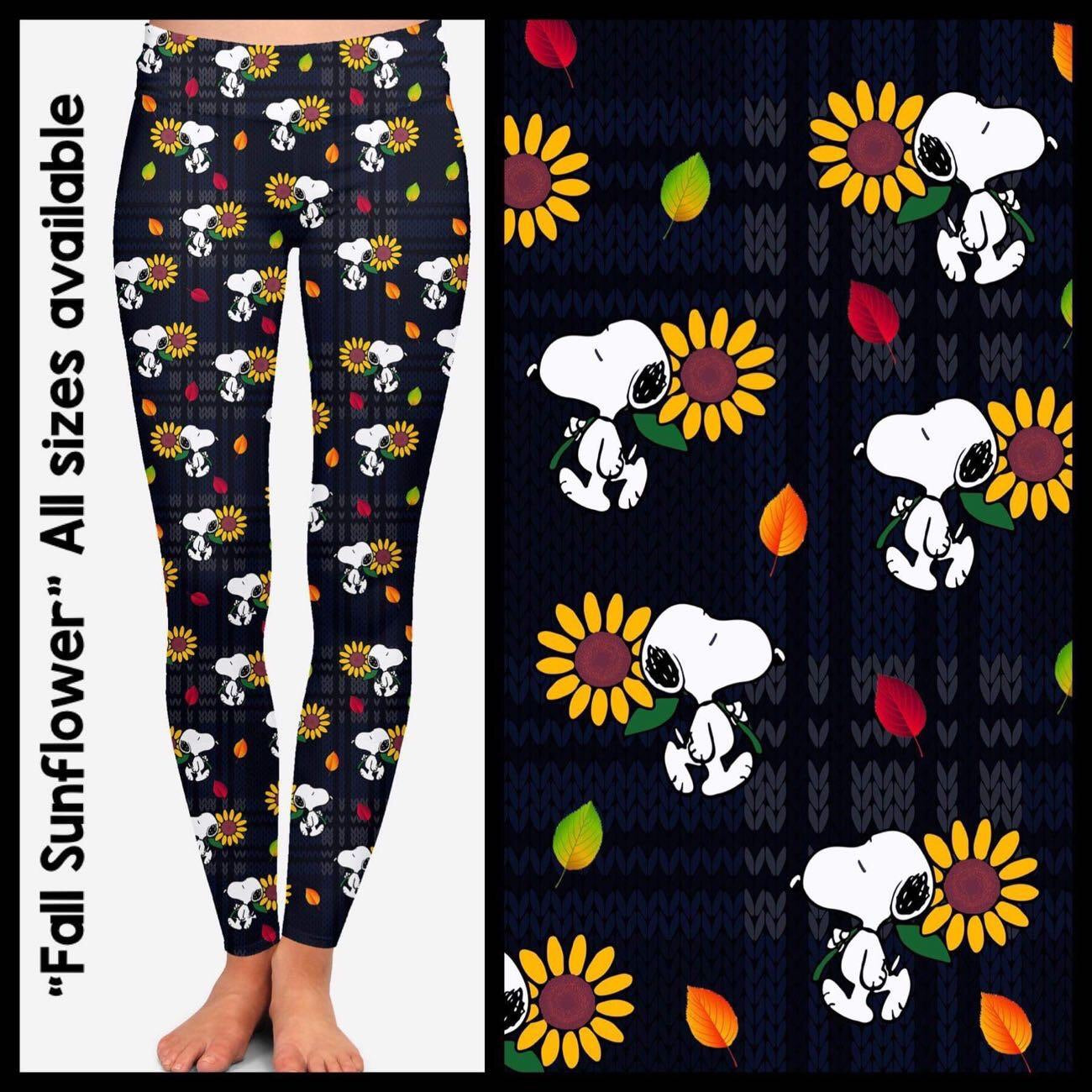 Fall Sunflower Leggings