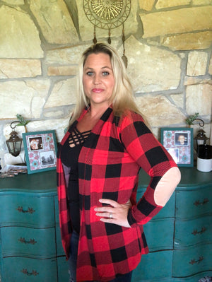 Buffalo Plaid Cardigan