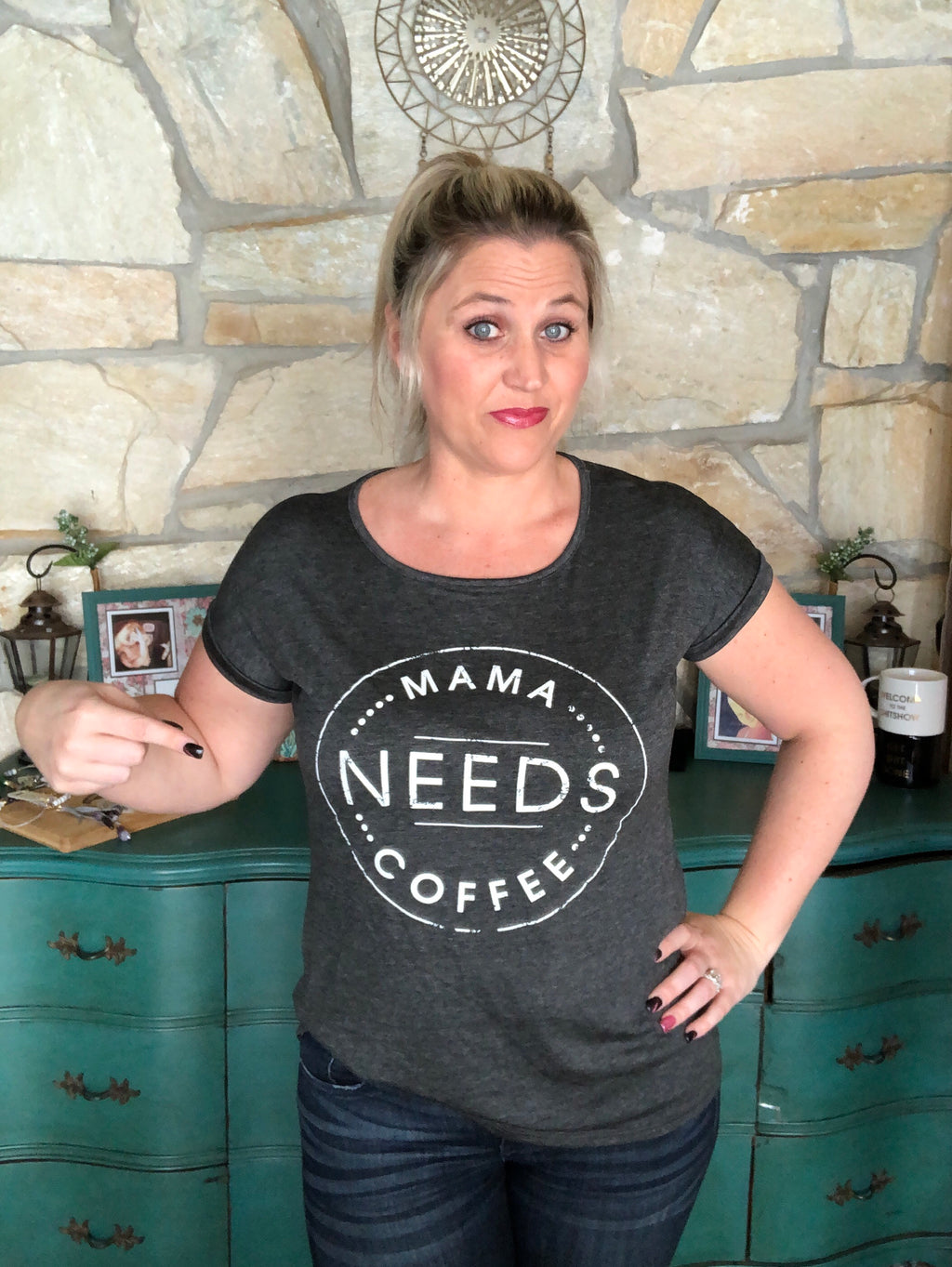 Mama Needs Coffee, Grey