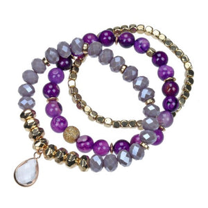 Crystal Goddess Bracelet Set