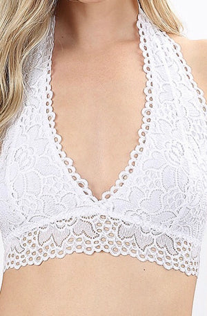 Halter Lace Bralette