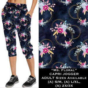 Ms. Floral Capri Joggers