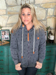 Grey Anchors Hoodie