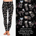 Skeleton Cats Leggings