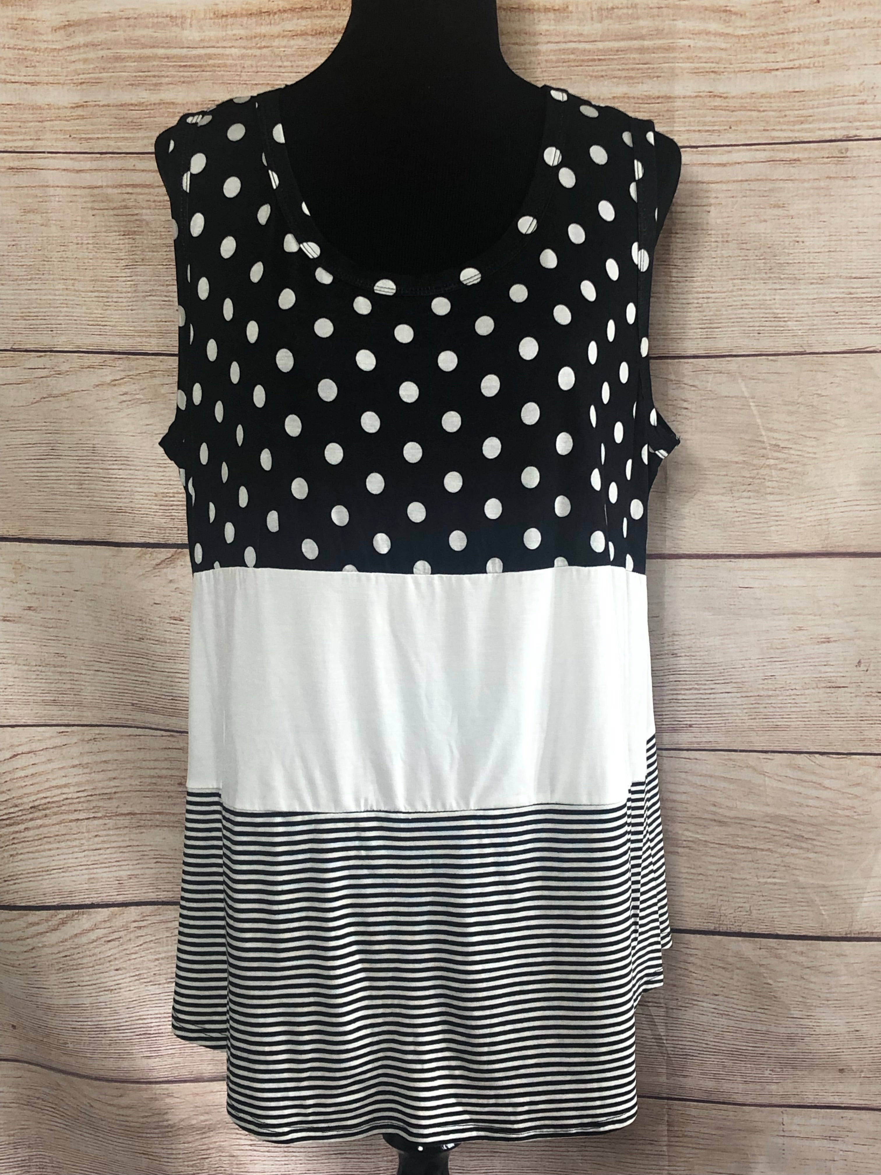 Polka Dots and Stripes Tank