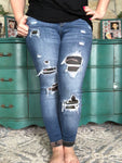 Judy Blue Camo Patch Jeans