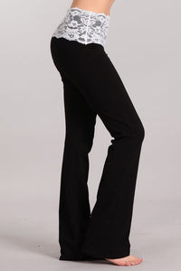 Lace yoga outlet pants